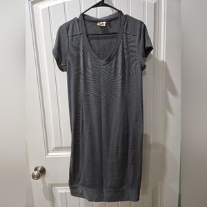 Striped V-Neck Dress KAVU